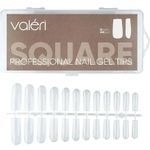 Гелеві тіпси для нарощування Valeri Nail Gel Tips (240шт) квадрат 1264 фото 1