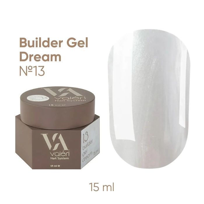 Гель для нарощування нігтів Valeri Dream Builder Gel №13 01335 фото