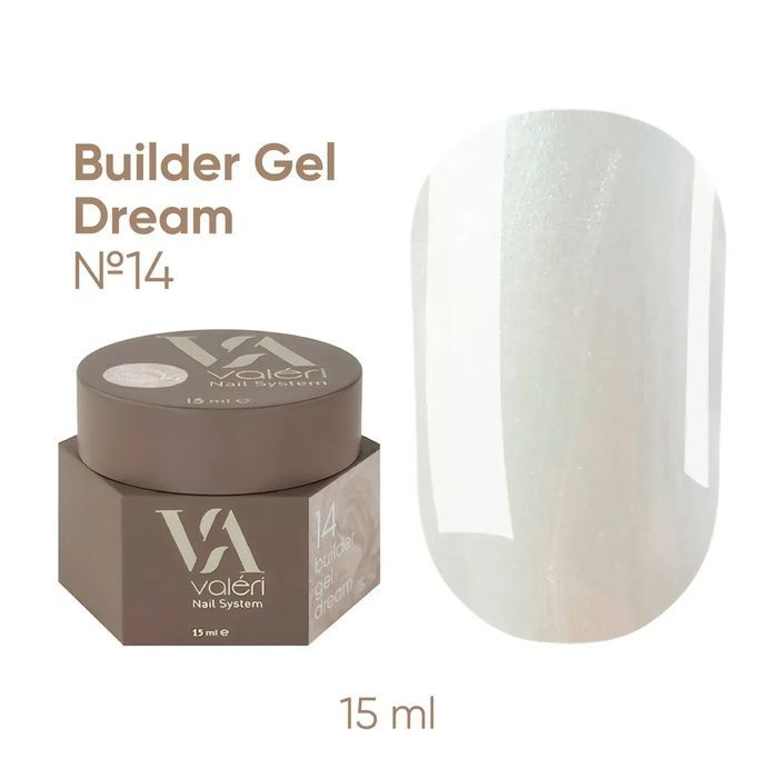 Гель для нарощування нігтів Valeri Dream Builder Gel №14 01336 фото