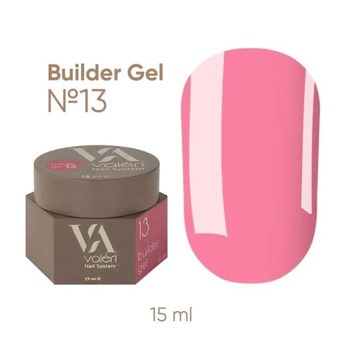 Гель для наращивания ногтей Valeri Builder Gel №13 01329 фото