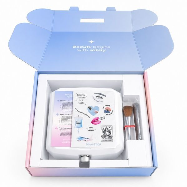 Вытяжка для маникюра Microstop Base Pro Черный 0357 фото