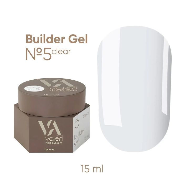Гель для наращивания ногтей Valeri Builder Gel №5  01306 фото