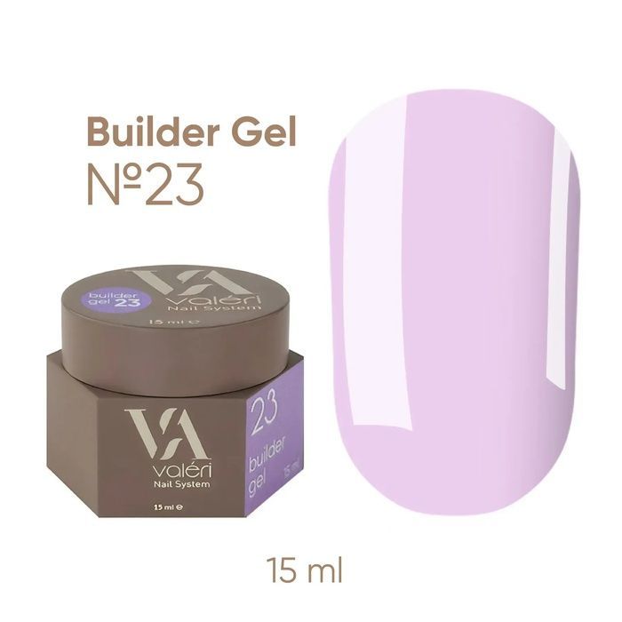 Гель для наращивания ногтей Valeri Builder Gel №23 01338 фото